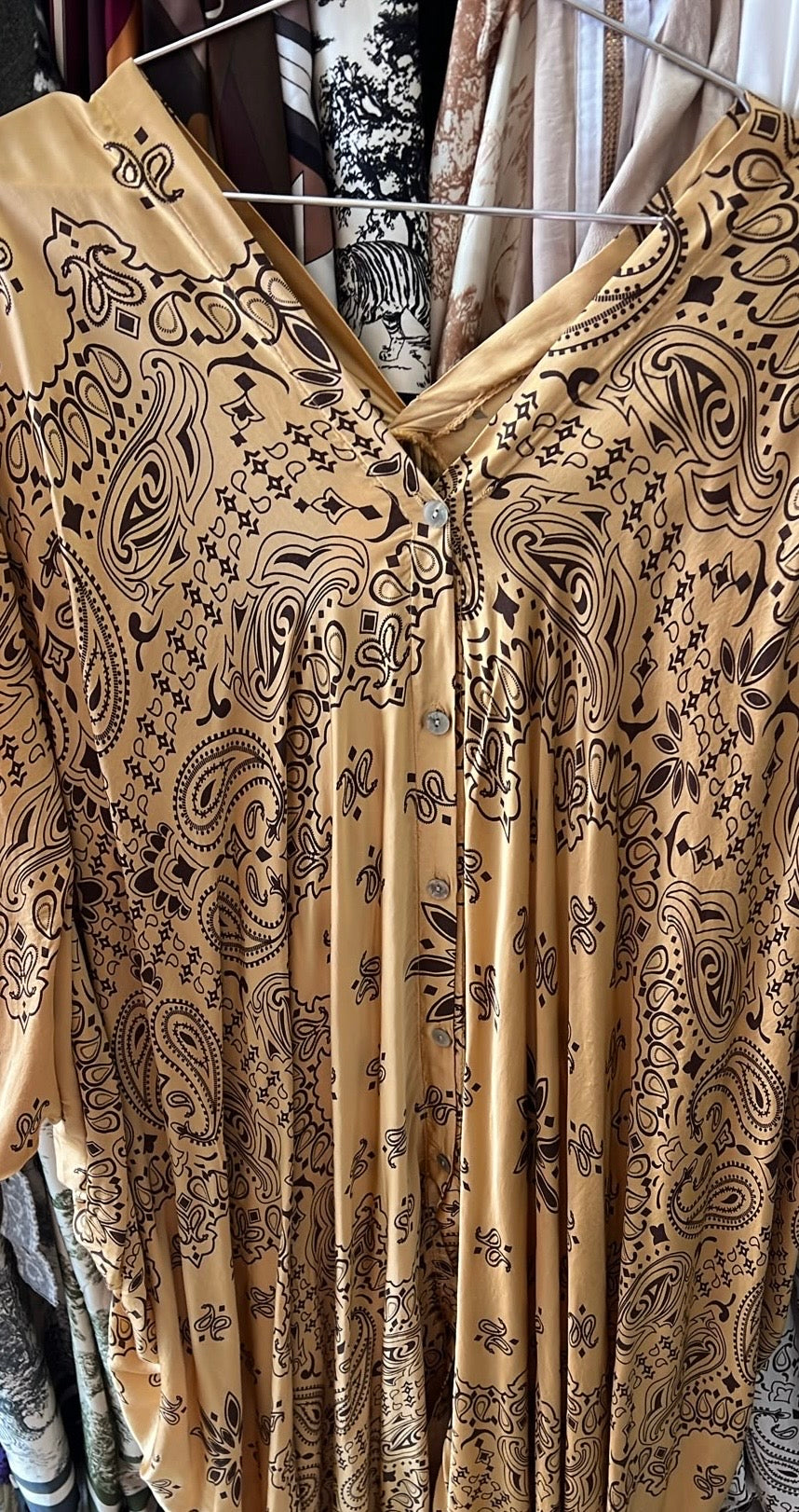 Beige loose bandana set