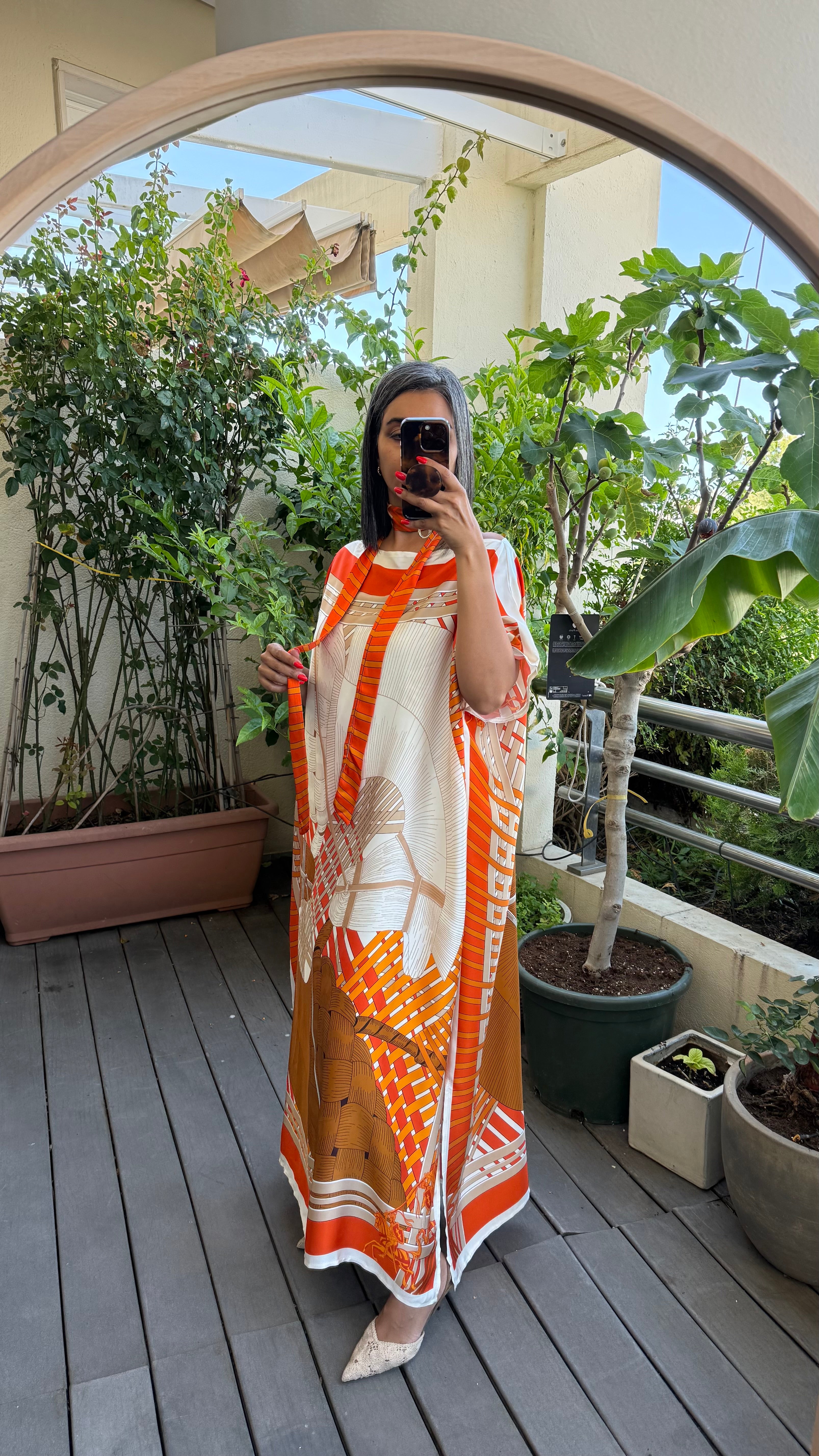 Orange kimono