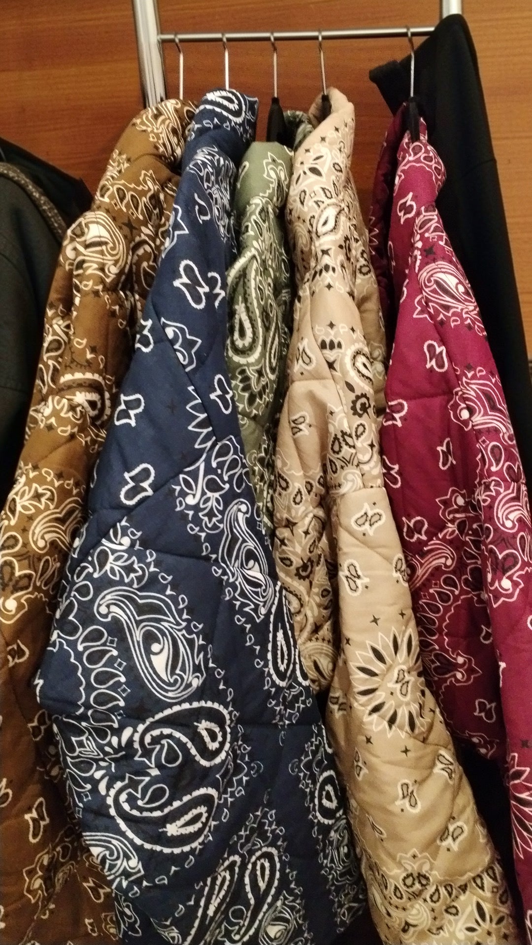Puffed bandana jacket