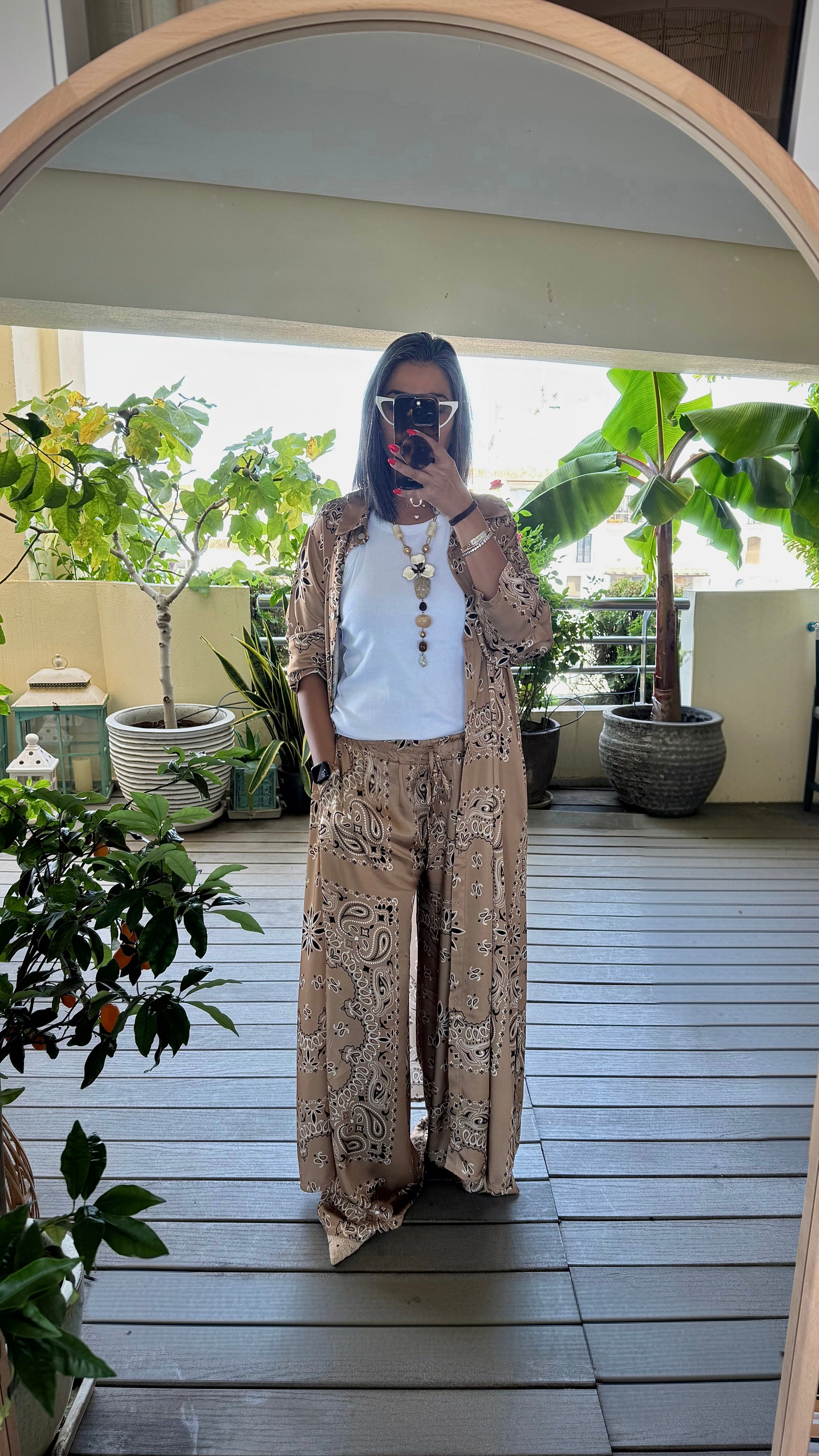 Long bandana set