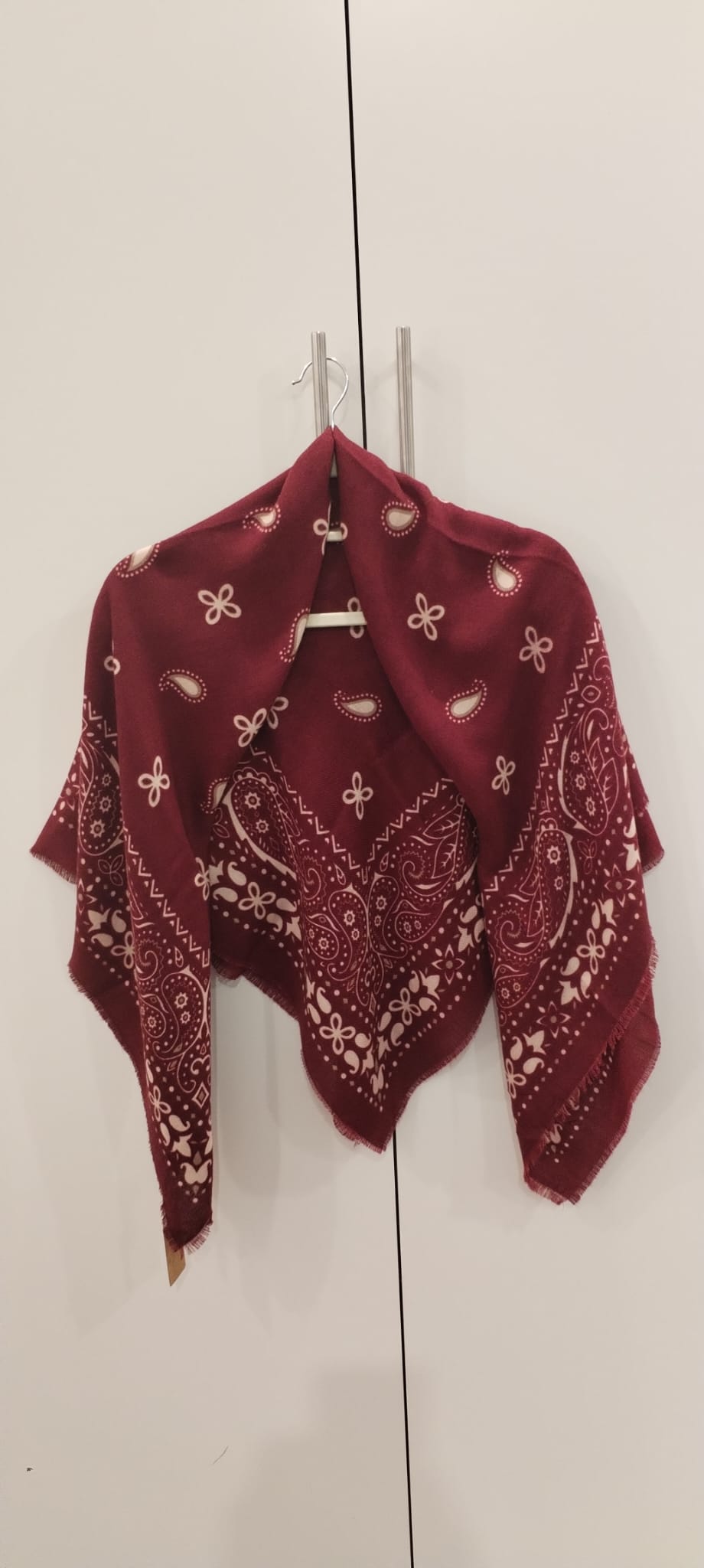 Bandana Square wool scarf