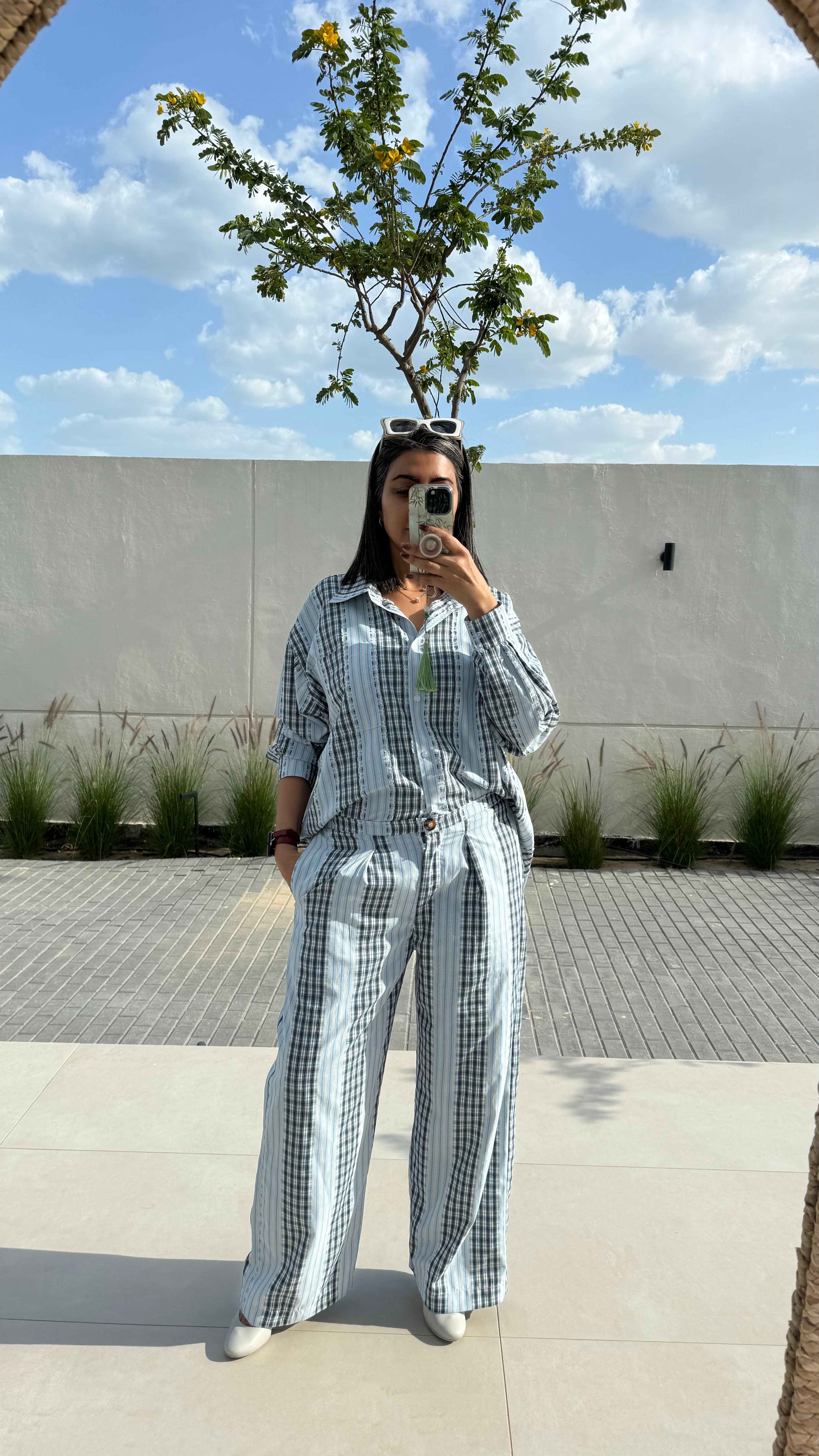 Baby blue  pajama set